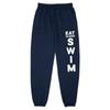 ChalkTalkSPORTS Eat Sleep Swim Sweatpants | Swimming Fleece Lined Sweatpants | Navy | Youth Large