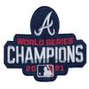 2021 Atlanta Braves World Series Champions Collector Patch view 1
