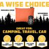 Wise Owl Outfitters Camping Pillow  Memory Foam Travel Pillow for Airplane Sleeping, Hiking, Backpacking & Outdoor Use - Small & Portable for Adults, Car, Camp & Tent view 2