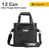 RTIC Soft Cooler 12 Can, Insulated Bag Portable Ice Chest Box for Lunch, Beach, Drink, Beverage, Travel, Camping, Picnic, Car, Trips, Floating Cooler Leak-Proof with Zipper, Black view 2