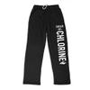 ChalkTalkSPORTS Fueled by Chlorine Sweatpants | Swimming Fleece Lined Sweatpants | Black | Adult XX-Large view 1