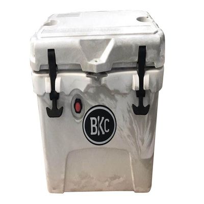 BKC 20L Gray Camo Rotomolded Insulated Cooler, 3 Day Ice Cooler, Ice Chest Great for Fishing, Boating, BBQ, Camping, Pincnic, and Other Outdoor Activities