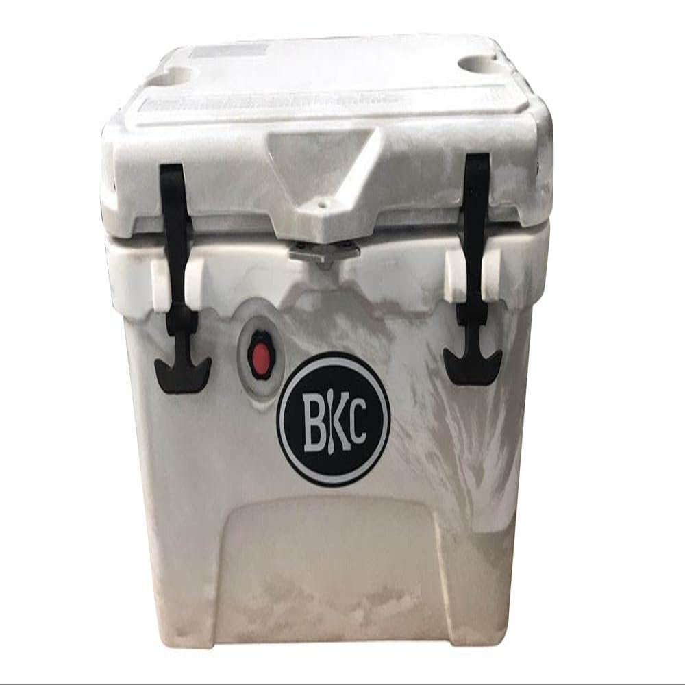 BKC 20L Gray Camo Rotomolded Insulated Cooler, 3 Day Ice Cooler, Ice Chest Great for Fishing, Boating, BBQ, Camping, Pincnic, and Other Outdoor Activities