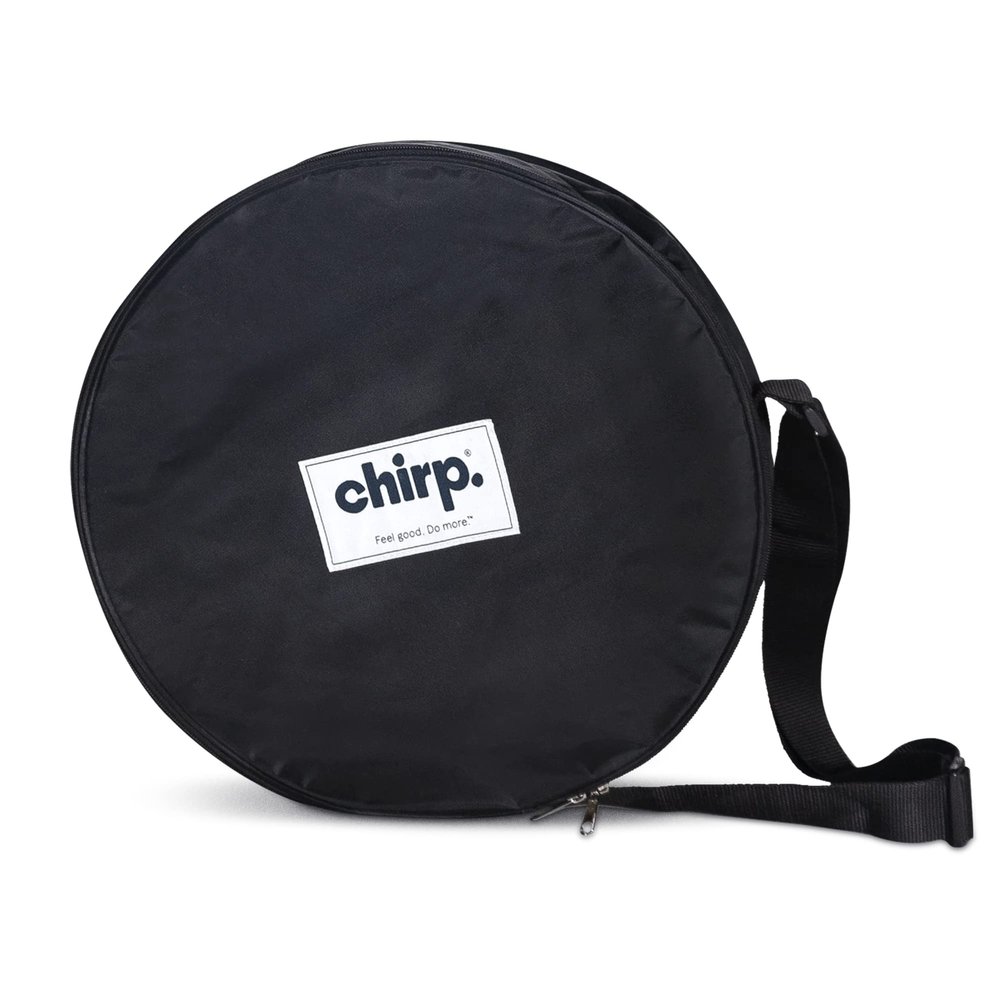 Chirp Wheel Carrying Case - Travel Case for On the Go Back Pain Relief & Stretching - Compatible with Yoga Supplies and Foam Roller Sets Wheels Not Included