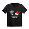 Tcombo I Celebrate Both - Christmas Hanukkah Infant/Toddler Cotton Jersey T-Shirt (Black, 6 Months) view 1