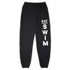 ChalkTalkSPORTS Swimming Sweatpants - Eat Sleep Swim - Black Youth Medium view 1