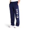ChalkTalkSPORTS Eat Sleep Swim Sweatpants | Swimming Fleece Lined Sweatpants | Navy | Adult X-Large view 2