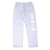 ChalkTalkSPORTS Eat Sleep Swim Sweatpants | Swimming Fleece Lined Sweatpants | Gray | Adult X-Large view 1