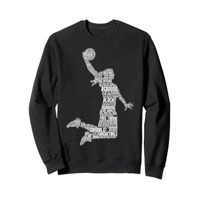 Basketball Girl Women Kids Girls Sweatshirt