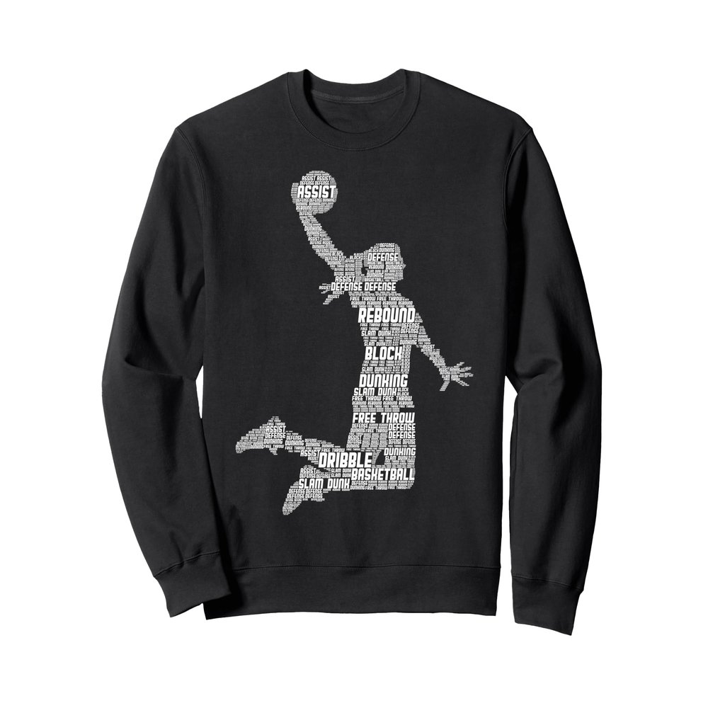 Basketball Girl Women Kids Girls Sweatshirt