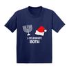 I Celebrate Both - Christmas Hanukkah Infant/Toddler Cotton Jersey T-Shirt (Navy, 3T) view 1