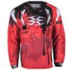 Empire Paintball Gear Contact TT Paintball Jersey - Blood Red (Medium, Bloody Black) view 1