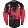 Empire Paintball Gear Contact TT Paintball Jersey - Blood Red (Medium, Bloody Black) view 2