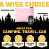 Wise Owl Outfitters Camping Pillow  Memory Foam Travel Pillow for Airplane Sleeping, Hiking, Backpacking & Outdoor Use - Small & Portable for Adults, Car, Camp & Tent view 2