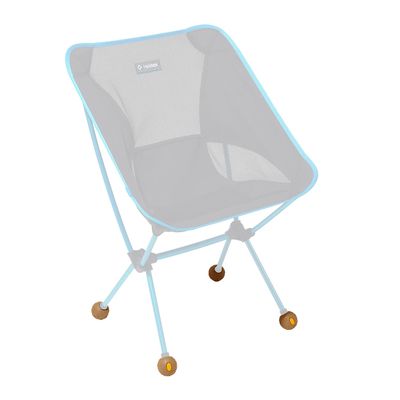 Helinox Chair Stabilizing Vibram Rubber Ball Feet (Set of 4), 55mm, Coyote Tan