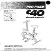 H.F Exchange Owners Manual 102533 Works W C40 - PF410100 Stationary Bike view 1