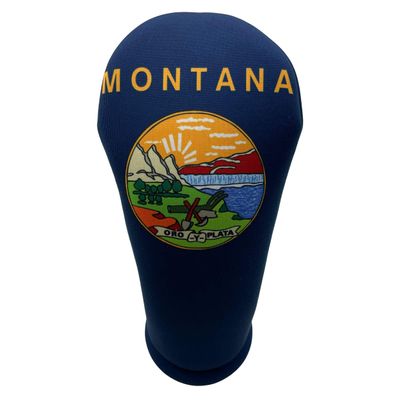 Montana State Flag Driver 460cc Club Headcover Handmade by BeeJos