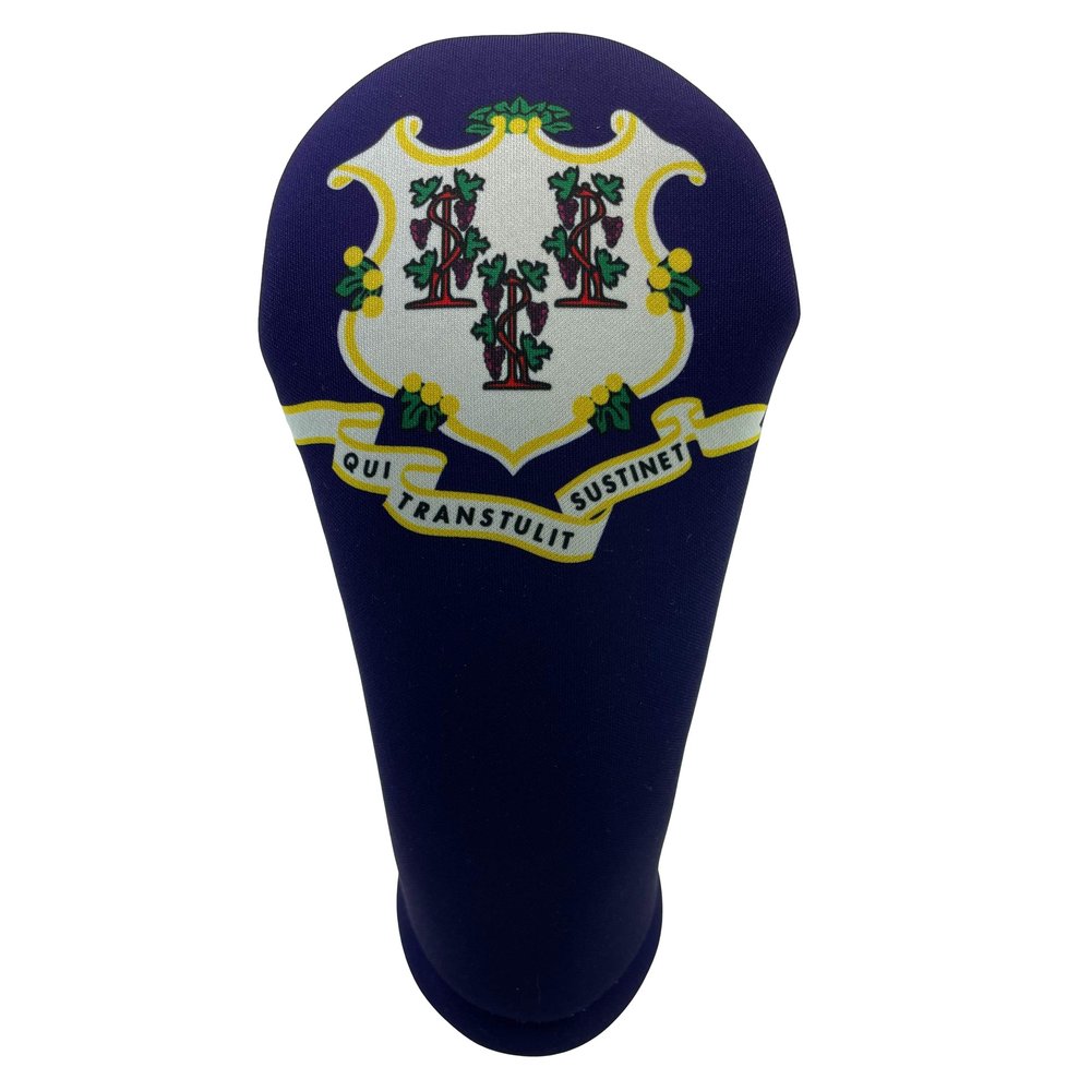 Connecticut State Flag Fairway Club Headcover Handmade by BeeJos