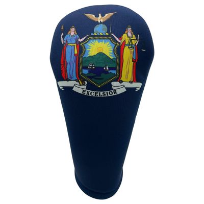 New York State Flag Driver 460cc Club Headcover Handmade by BeeJos
