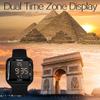 CHISHUNG Mens Boys Swimming Diving Watch 10 ATM Waterproof 100m Underwater Digital Sports Watch with Chronograph, Stopwatch, Dual Time Zone, 12/24 Hour Format, W23-CUS-BK view 4
