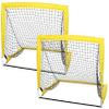 LSDRALOBBEB Mini Soccer Goal Portable Soccer Net Pop Up Goal Nets Indoor Mini Net and Ball Set Portable Folding Youth Soccer Goal 1109(Color:Yellow) view 3