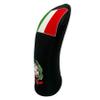 BeeJos Club Covers, Fairway Headcover,Italy-Black Club Head Covers, Hand Made Golf headcovers, Sports Golf Club Head Covers, Fairway Hybrid Driver Golf Head Covers | Made in USA view 2