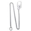 Ahiller Biker Wallet Chain, Heavy Duty Pocket Chain with Round Clasp, Men Chains for Keys, Jeans, Pants, Purse and Handbag (T-Silver-1pcs) view 1