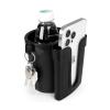 Accmor 3-in-1 Bike Cup Holder with Cell Phone Keys Holder, Bike Water Bottle Holders, Universal Bar Drink Cup Can Holder for Bicycles, Motorcycles, Scooters, Black view 1