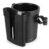 Accmor 3-in-1 Bike Cup Holder with Cell Phone Keys Holder, Bike Water Bottle Holders, Universal Bar Drink Cup Can Holder for Bicycles, Motorcycles, Scooters, Black view 2