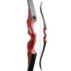 AMEYXGS 60" Archery Takedown Recurve Bow and Arrow Set for Adults and Youth 20-60LBS Hunting Bow with Bow Accessories for Outdoor Shooting Target Practice Right Handed (55LBS, Red) view 3