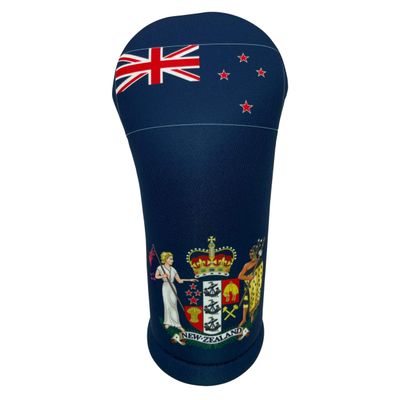 BeeJos Club Covers, New Zealand Sports Golf Head Covers - Fairway & Hybrid, Hand Made in USA