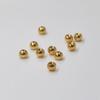 MUUNN 100pcs Tungsten Cyclops Beads for Fly Tying, Sink Deeper and Faster 5 Colors/13 Sizes Countersunk Tungsten Beads Fly Tying Beads Head Fly Tying Materials(Gold,4.6mm) view 2