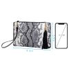 Sun Kea Fashion Women Animal Print Envelope Clutch Bag Ladies Retro Evening Party Prom Loop Handbag Purse (D-Grey) view 2