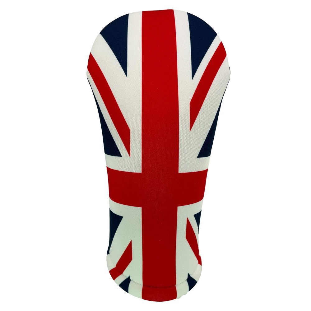 BeeJos Club Covers, Driver Headcover,Union Jack Club Head Covers, Hand Made Golf headcovers, Sports Golf Club Head Covers, Fairway Hybrid Driver Golf Head Covers | Made in USA