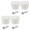BESPORTBLE 1set Roller Skates Brake Stoppers for Enhanced Stopping Performance Easy to Install Screws Compatible Quad Skating Gear for Roller Skating Enthusiasts view 1