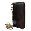 Ahiller Biker Wallet Chain, Heavy Duty Pocket Chain with Lockable Carabiner, Men Chains for Keys, Jeans, Pants, Purse and Handbag (P-Brass-1pcs) view 2