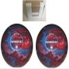 BuyBocceBalls - EPCO Duckpin Bowling Balls - -(4 3/4 inch- 3lbs. 10 oz.) Pack of 2 - Marbleized - Royal, Red & White - Made in USA view 1