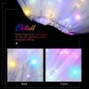 Nicute Women's LED Tutu Skirt Light Up Tutus Layered Tulle Ballet Dance Skirt Sparkly Party Tutu Costume for Women (White) view 4