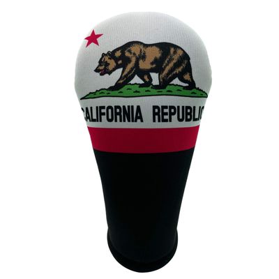 California State Flag Fairway Club Headcover Handmade by BeeJos