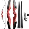 AMEYXGS 60" Takedown Recurve Bow 20-60LBS Archery Hunting Bow with Stringer Tool for Outdoor Shooting Target Practice Right Handed (60LBS, Red) view 1