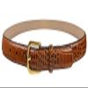 A274 Gold Buckle Italian Calfskin Genuine Full Leather Dress Belt 1"(25mm) Wide (Gold Alligator Tan, 32) view 1