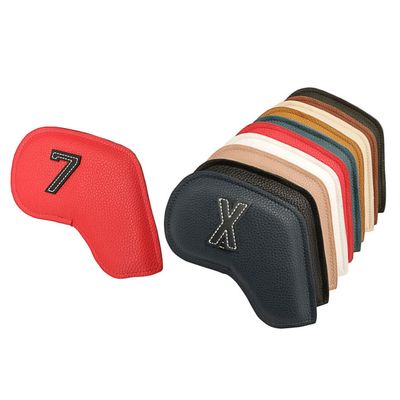 10pcs Putter Covers Pu Leather Golf for Mallet Lightweight Design for Scratch Damage Resistance Fits Brands