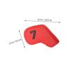 10pcs Putter Covers Pu Leather Golf for Mallet Lightweight Design for Scratch Damage Resistance Fits Brands view 2