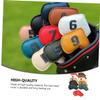 10pcs Putter Covers Pu Leather Golf for Mallet Lightweight Design for Scratch Damage Resistance Fits Brands view 3