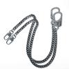Ahiller Biker Wallet Chain, Heavy Duty Pocket Chain with Carabiner Clip, Men Chains for Keys, Jeans, Pants, Purse and Handbag (P-Grey-2Pcs) view 1