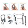 Ahiller Biker Wallet Chain, Heavy Duty Pocket Chain with Carabiner Clip, Men Chains for Keys, Jeans, Pants, Purse and Handbag (P-Grey-2Pcs) view 4