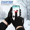Achiou Winter Knit Gloves and Winter Snow Ski Gloves for Men & Women view 2