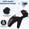Achiou Winter Knit Gloves and Winter Snow Ski Gloves for Men & Women view 4