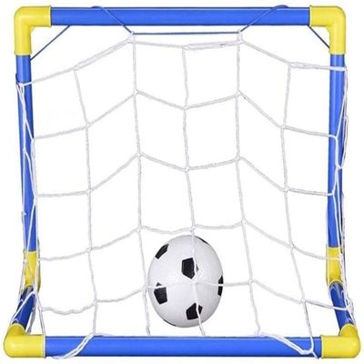 LSDRALOBBEB Mini Soccer Goal Portable Soccer Net Pop Up Goal Nets Soccer Goal Folding Mini Football Soccer Goal Post Net Set 1109(Color:Blue)