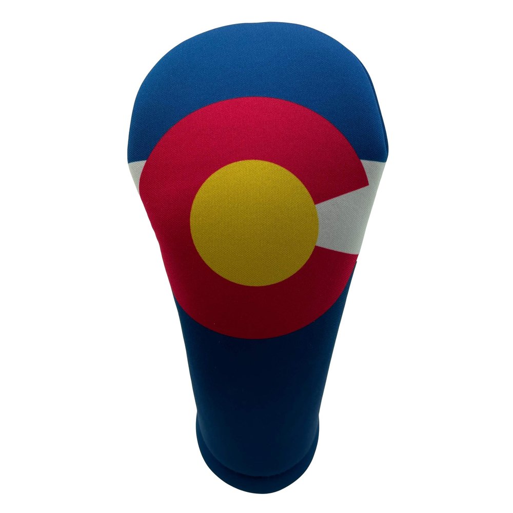 Colorado State Flag Fairway Club Headcover Handmade by BeeJos